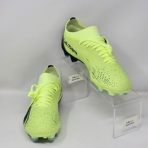 Puma Ultra Match FG/AG Lace-Up Green Womens Sz Multi Soccer Cleats 106905 01 New